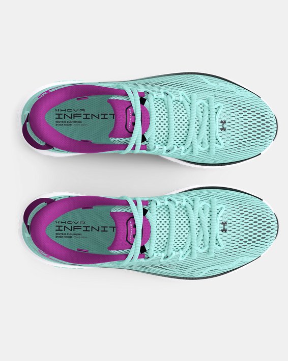 Women's UA HOVR™ Infinite 5 Running Shoes in Blue image number 2